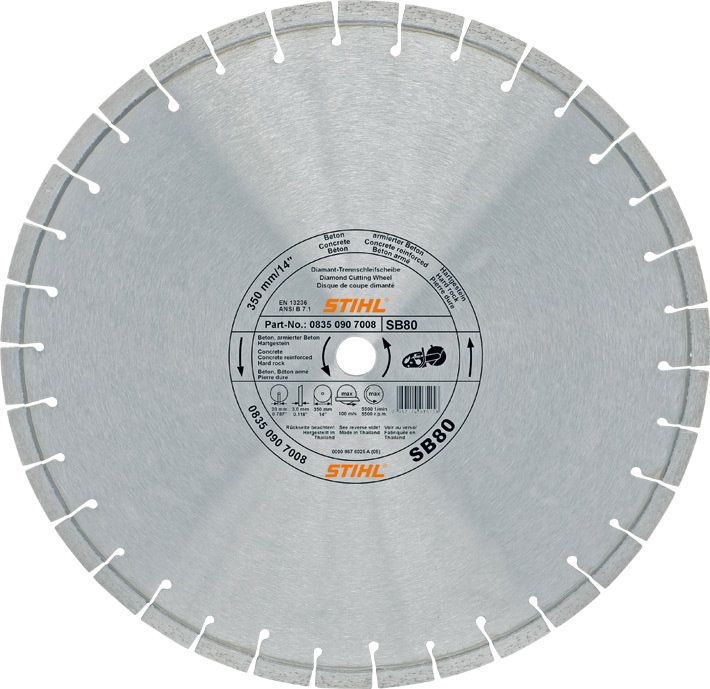 Stihl Diamantový rozbrušovací kotouč D-SB80 O 300mm/12